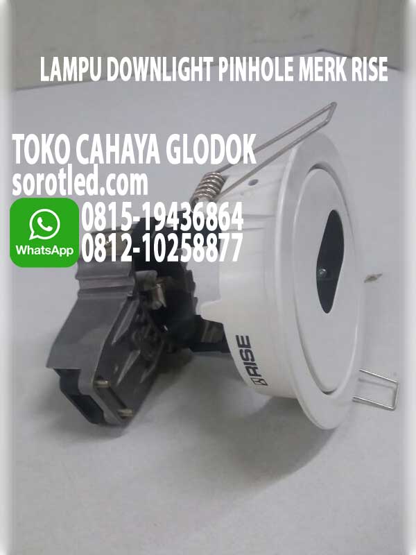 lampu downlight pinhole merk rise