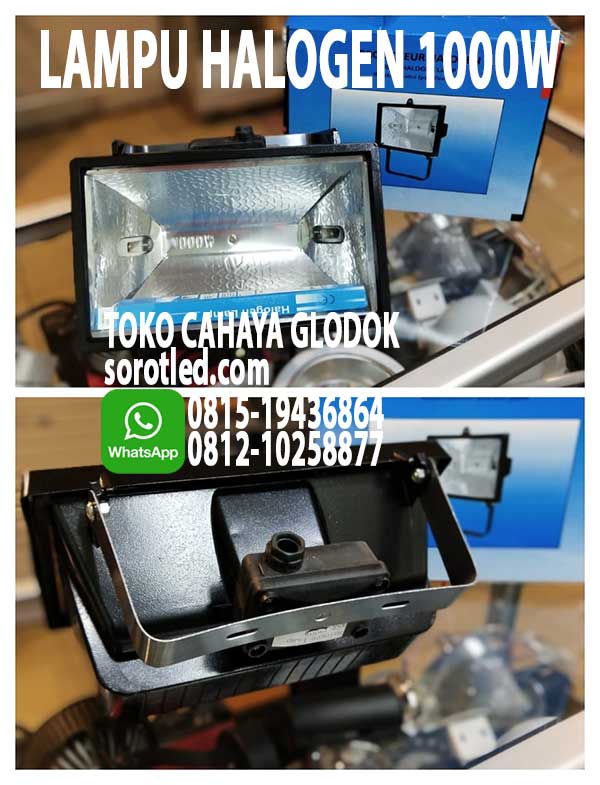 lampu floodlight halogen 1000w