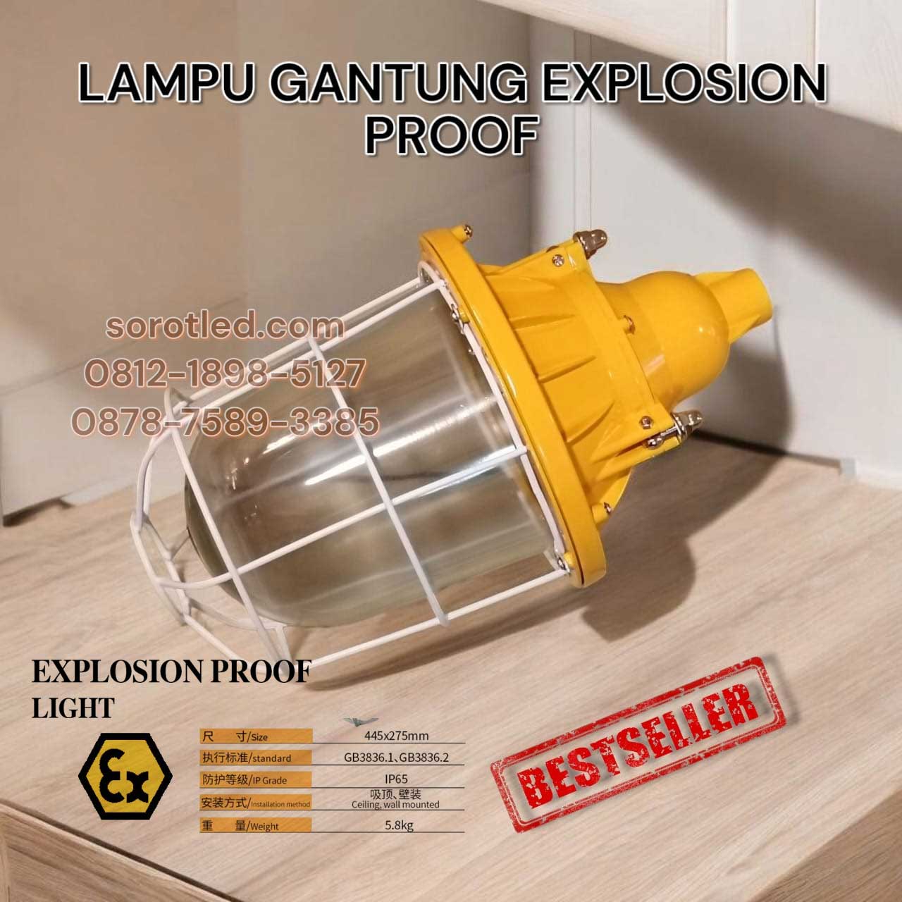 lampu gantung explosion proof