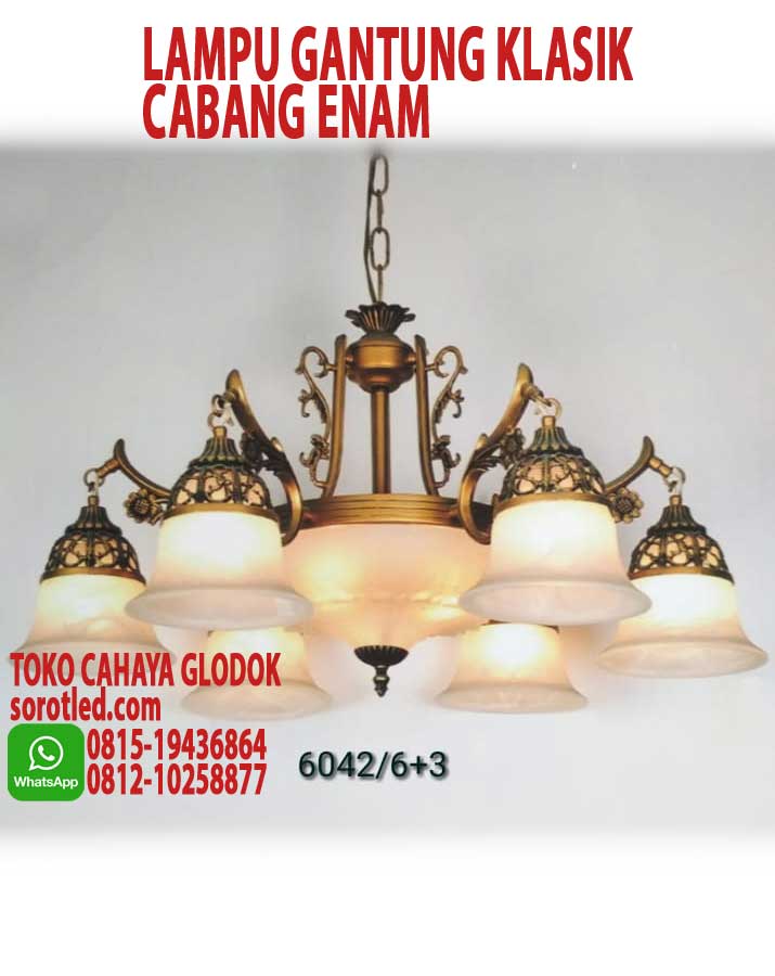 lampu gantung vintage klasik