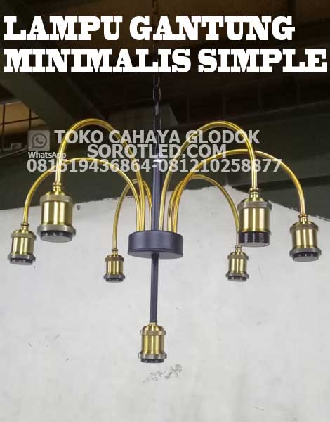 lampu gantung minimalis simple