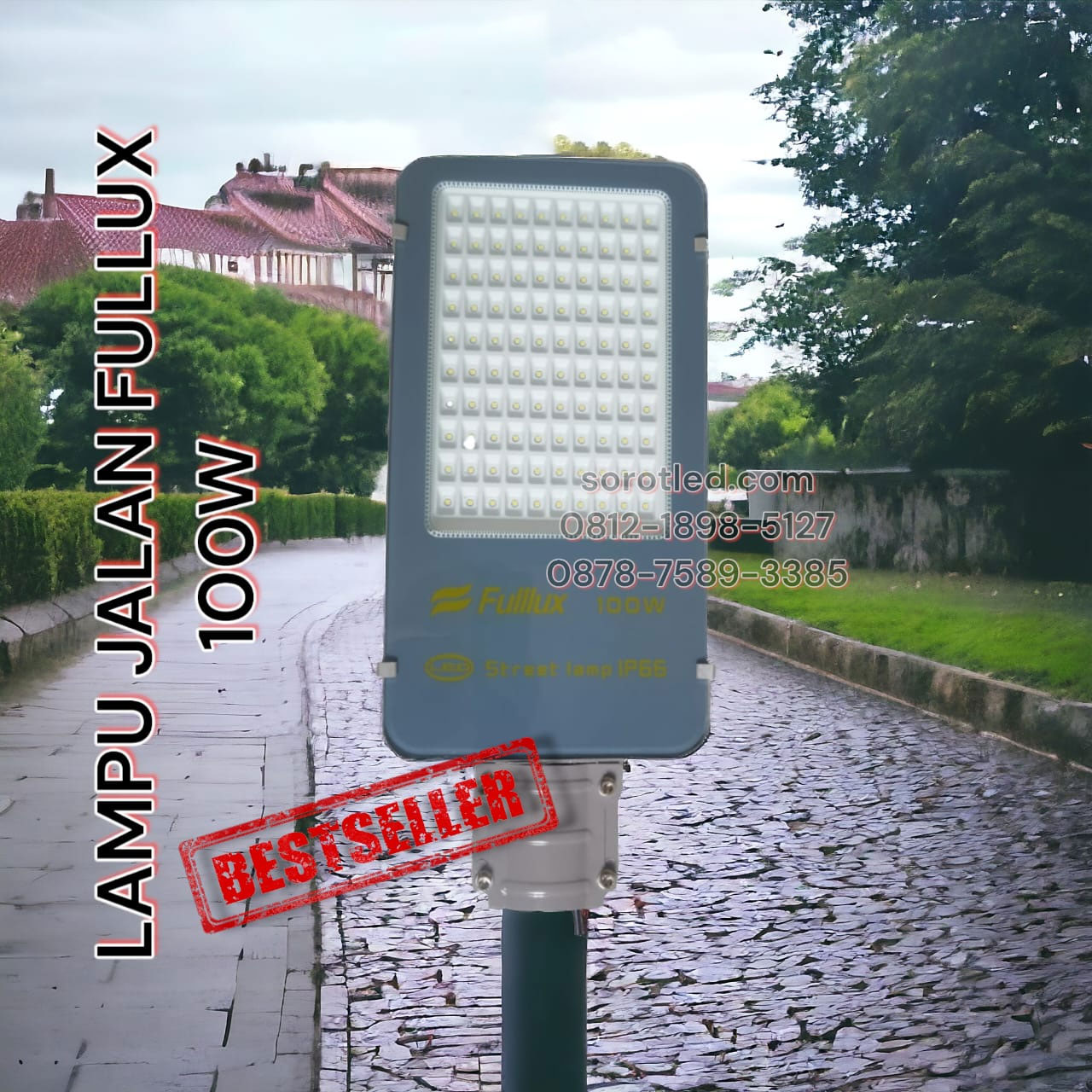 lampu jalan fullux 100w