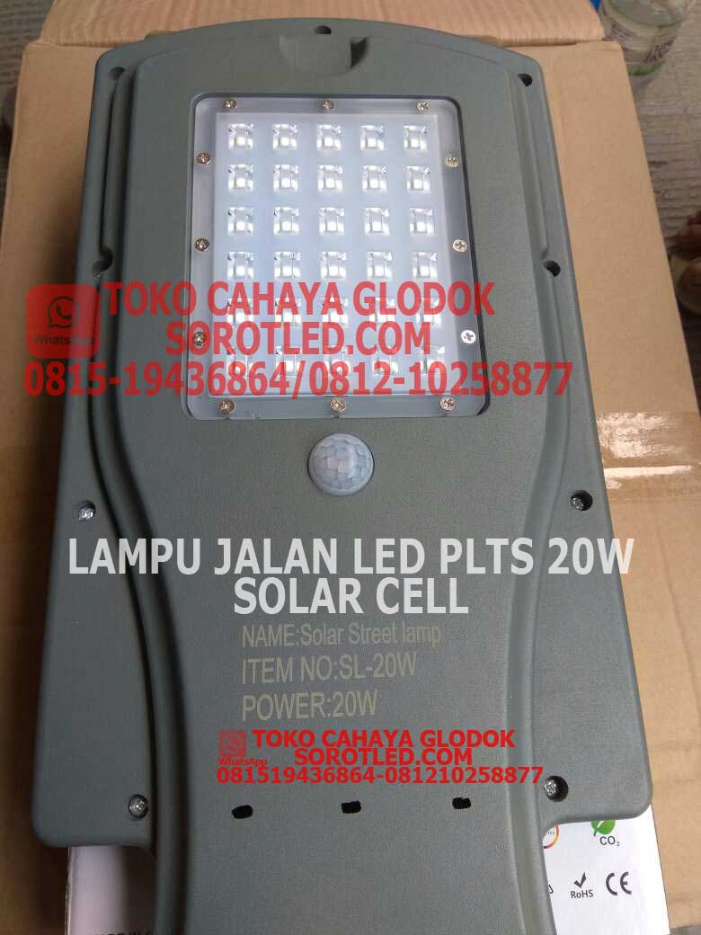 Lampu Jalan PLTS Tenaga Surya 20w dan 40w