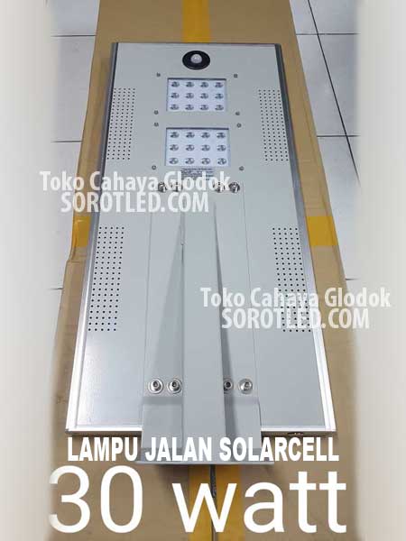 Lampu Jalan PLTS 30w 40w 60w Solar Cell