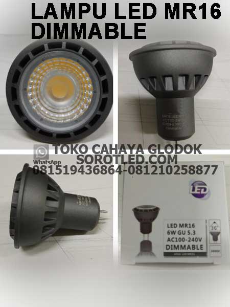 lampu led dimmable 6 watt