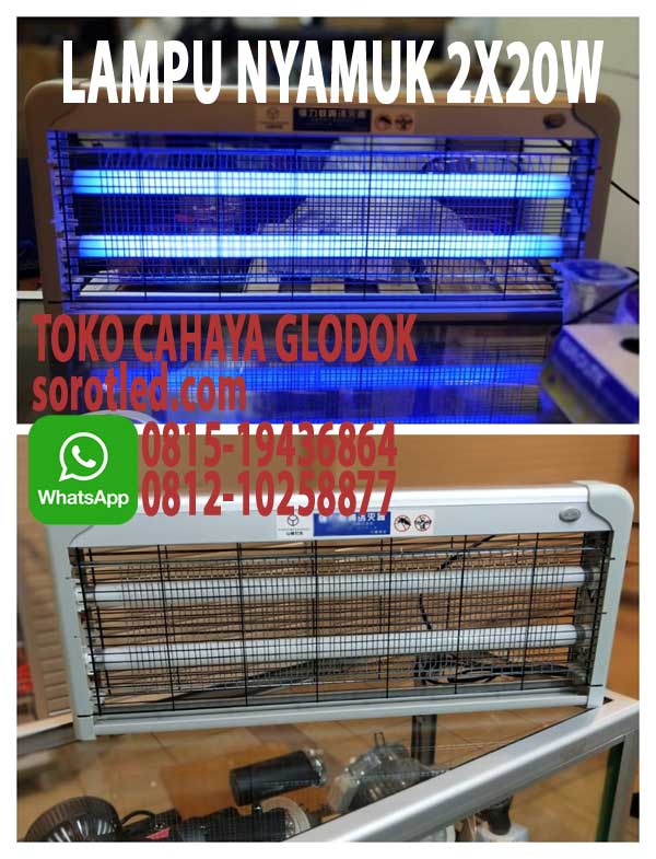 lampu nyamuk 2x20w