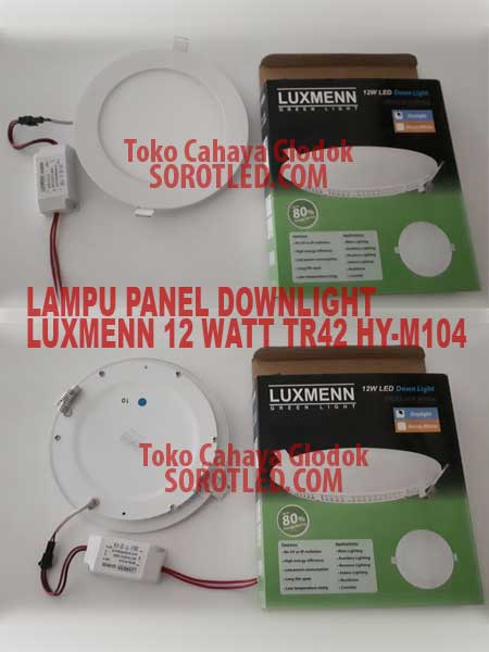 Lampu Downlight merk Luxmenn 12 watt TR42-HY-M104