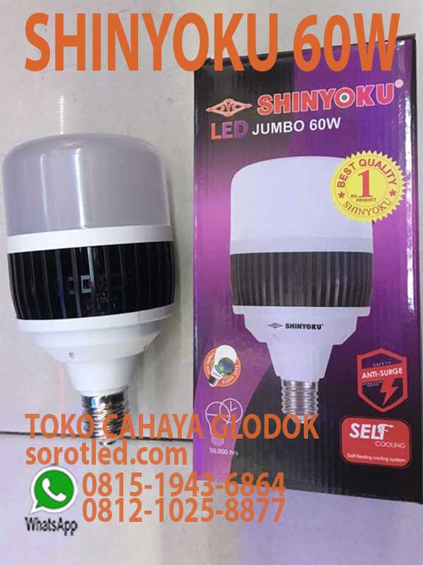 lampu shinyoku 60 watt