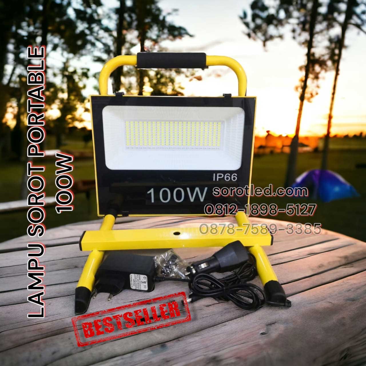 lampu sorot emergency 100w