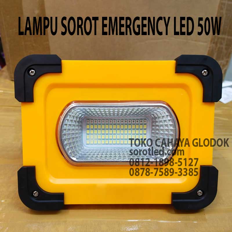 lampu sorot emergency 50w