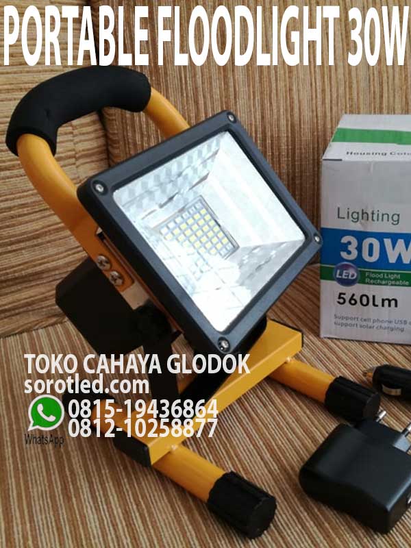lampu sorot emergency rechargable