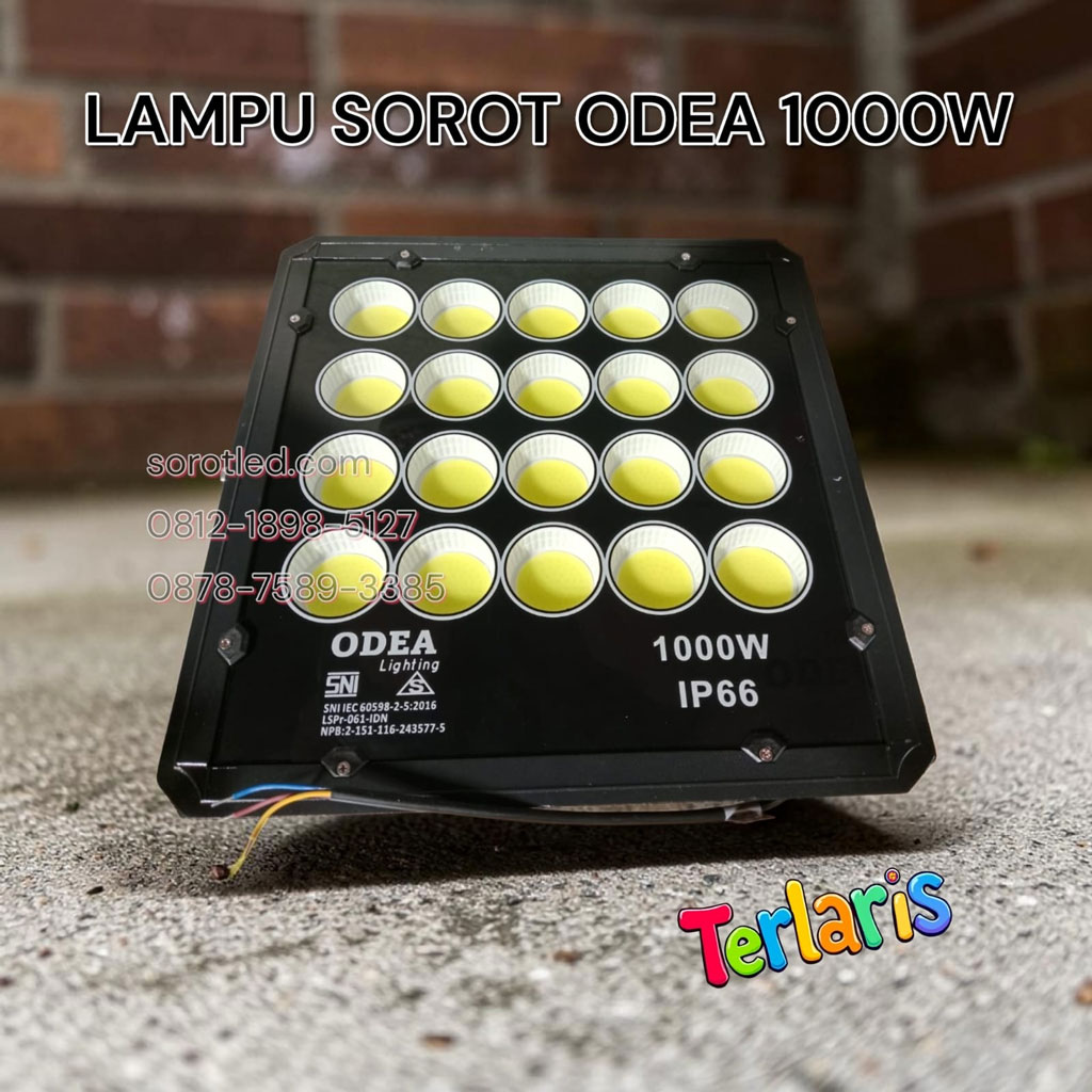lampu sorot odea 1000w led sni ip66