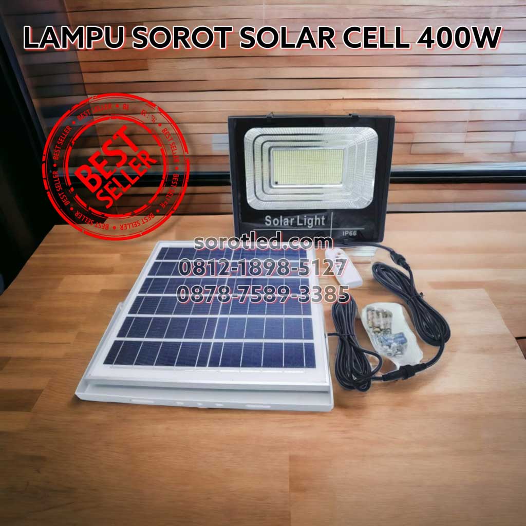 lampu sorot solar 400w