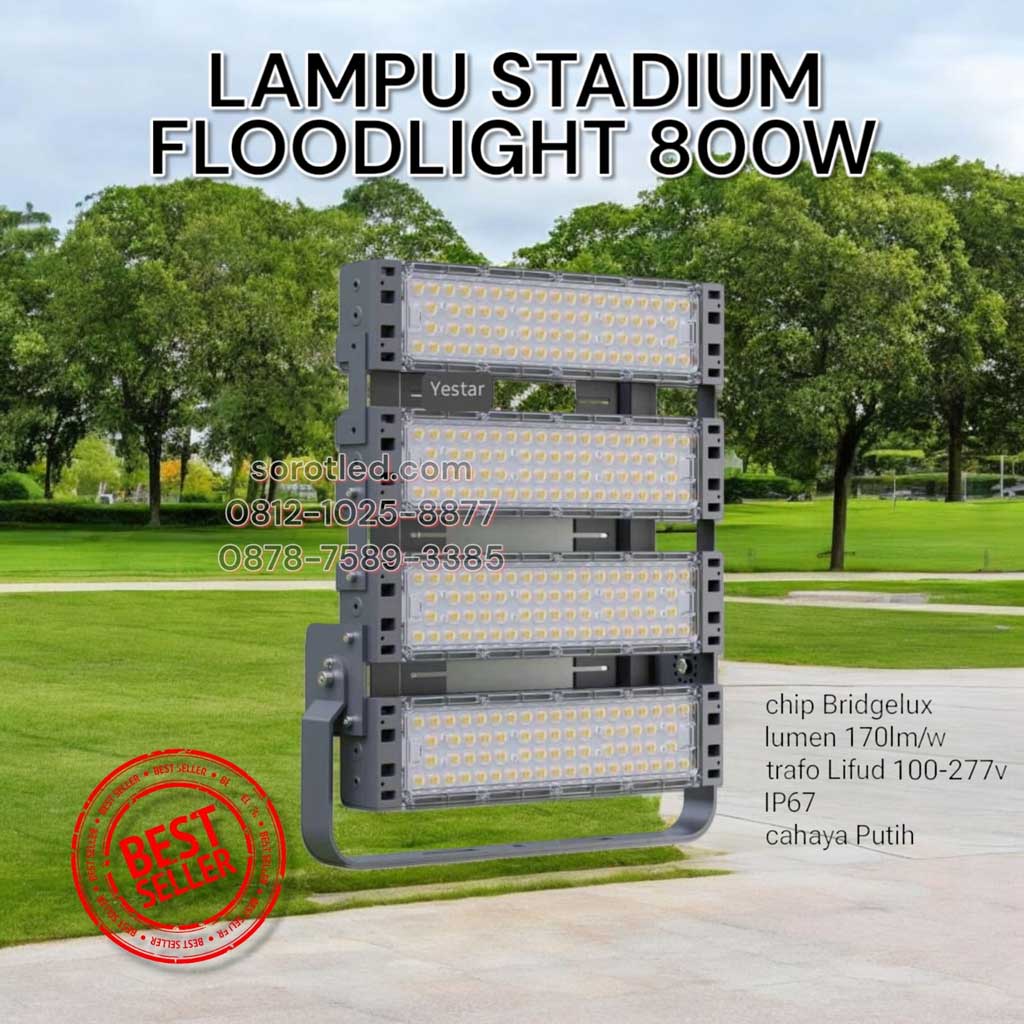 lampu sorot stadion 800w
