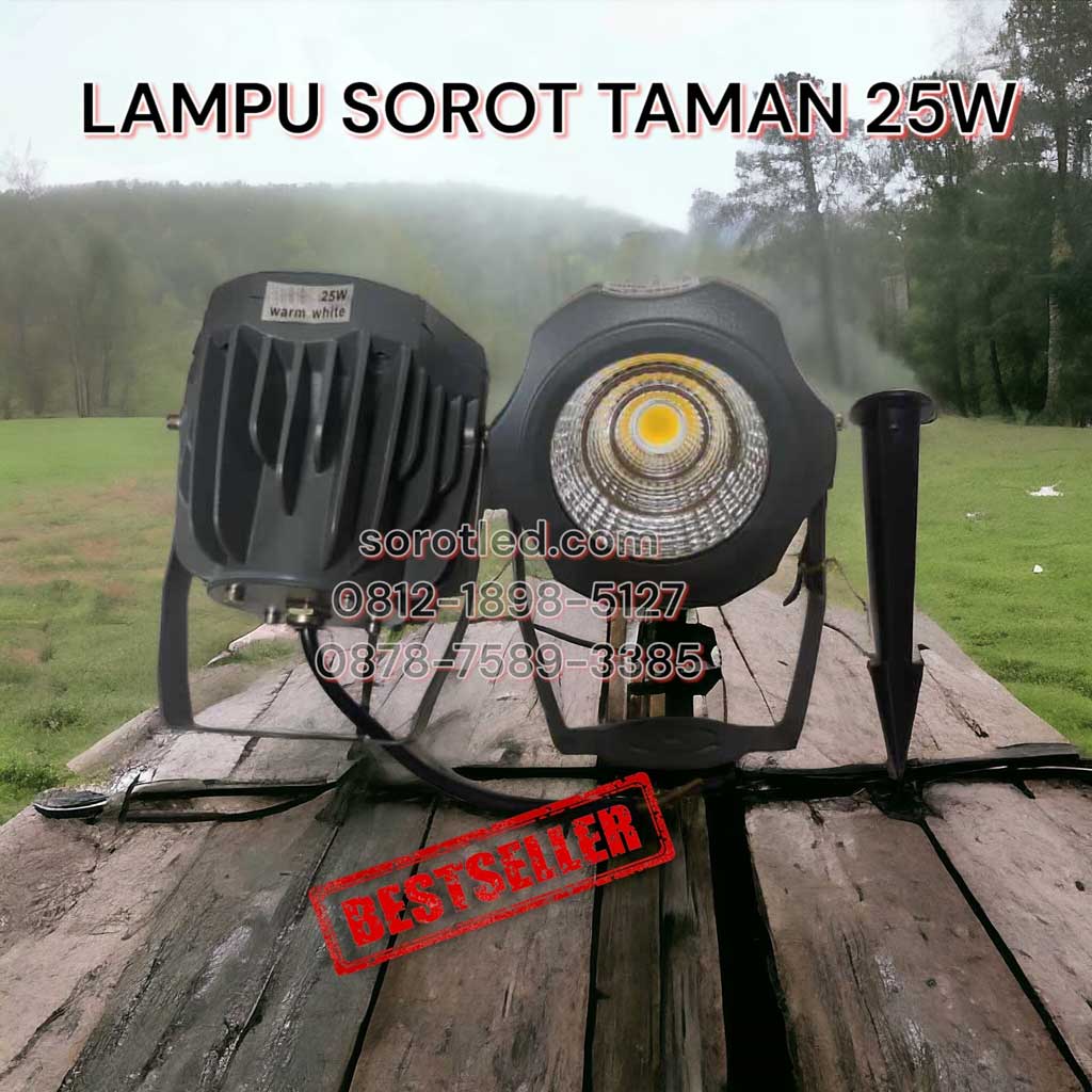 lampu sorot taman 25w