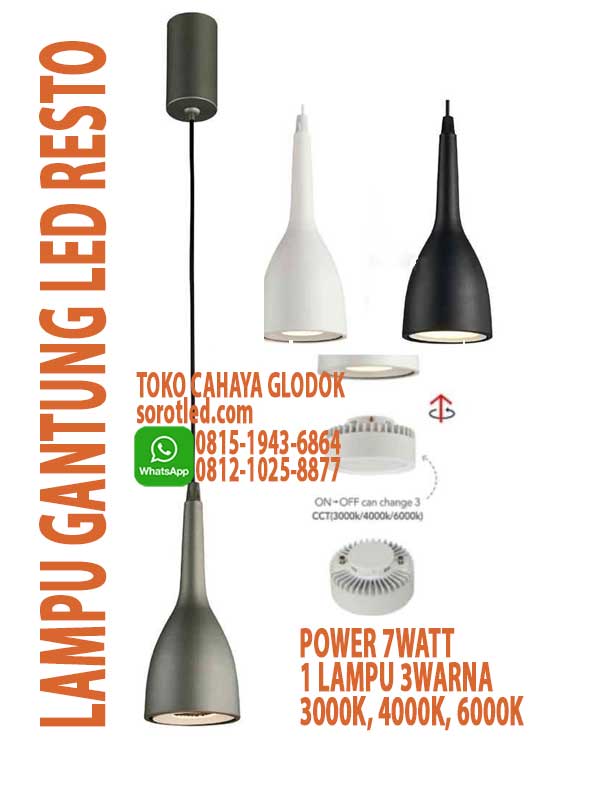 lampu suspensi resto cafe