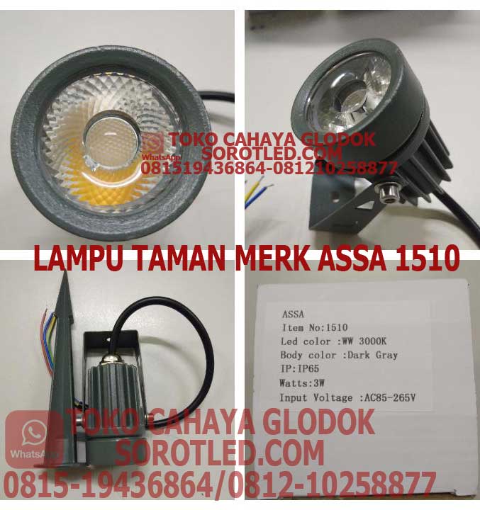 Lampu Taman merk ASSA 1510 3 watt