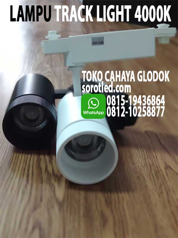 lampu track light 4000k