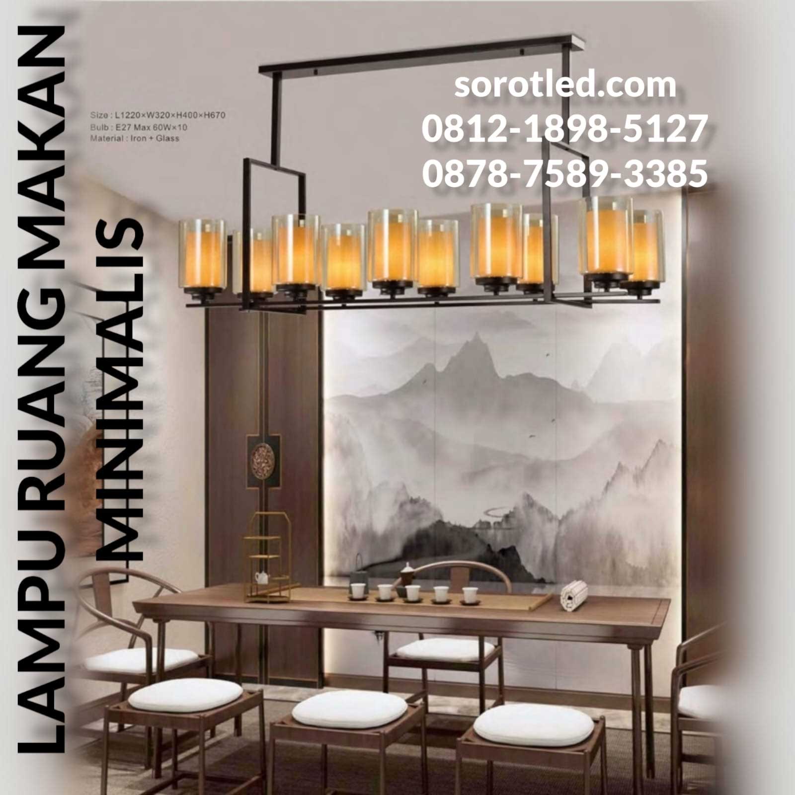 lampu untuk ruang makan