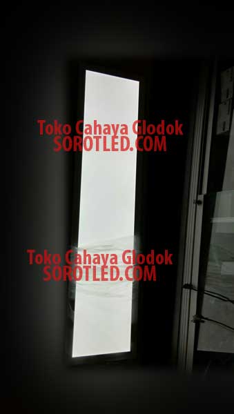 Lampu Panel LED 120x30cm Body Thin Slim