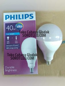 Lampu Philips LED Bulb 40watt 33watt Durable Brightness