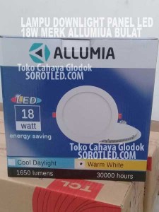 Lampu Panel LED merk Allumia 18 watt