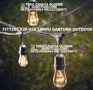 Fitting Lampu Gantung Outdoor