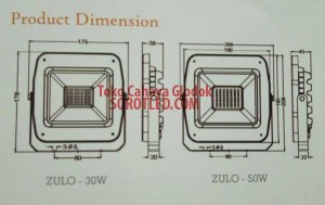 Lampu Sorot LED merk LIKO 30watt 50watt