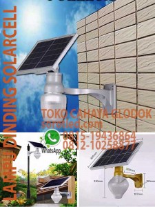 lampu dinding led tenaga surya