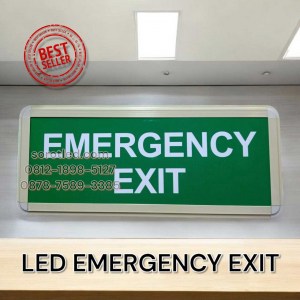 lampu exit keluar emergency