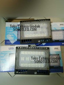 Lampu Tembak LED 50watt Slim Body
