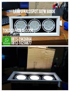 lampu halospot 3x7w
