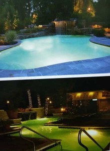 Lampu Kolam Renang Model Tempel LED 12 watt