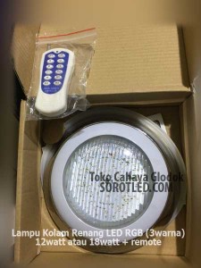 Lampu Kolam RGB LED 12watt dan 18watt