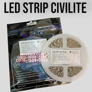 Lampu LED Strip CIVILITE 4000K 120L 12V 5M