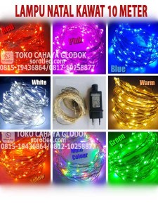 lampu natal kawat