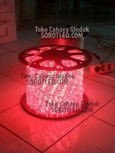 Lampu Selang LED 3jalur Warna Merah