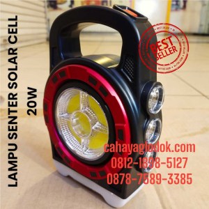 lampu senter solar cell