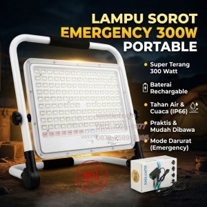 lampu sorot emergency 300w