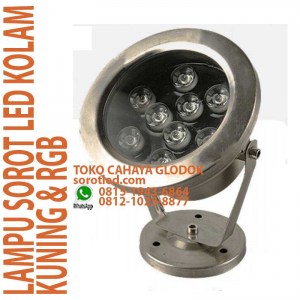 lampu sorot kolam 12w