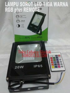 Lampu Sorot Warna Warni 3 Warna