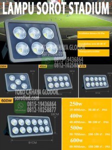lampu sorot stadium 600w