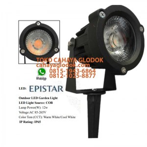 lampu sorot taman 12w