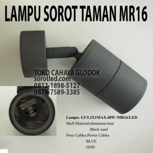 lampu sorot taman waterproof