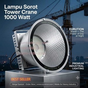 lampu sorot tower crane 1000w eurution