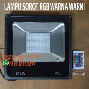 lampu sorot warna warni