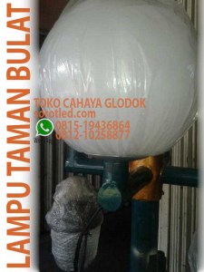 lampu taman bulat antipecah