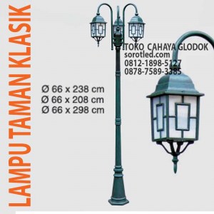 lampu taman klasik 3m