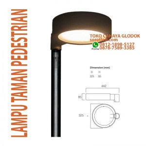 lampu taman pedestrian