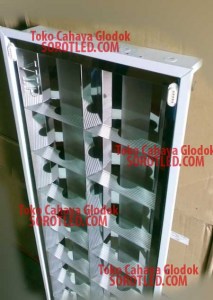 Lampu TKI 2x36watt Mirror Louver